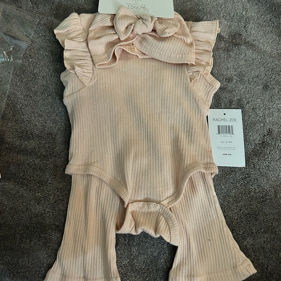 Rachel Zoe Blush Pink Baby Set 6-9 Months‎ - Picture 1 of 3